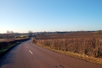 View to Overend Green from Fourne Hill December 2008